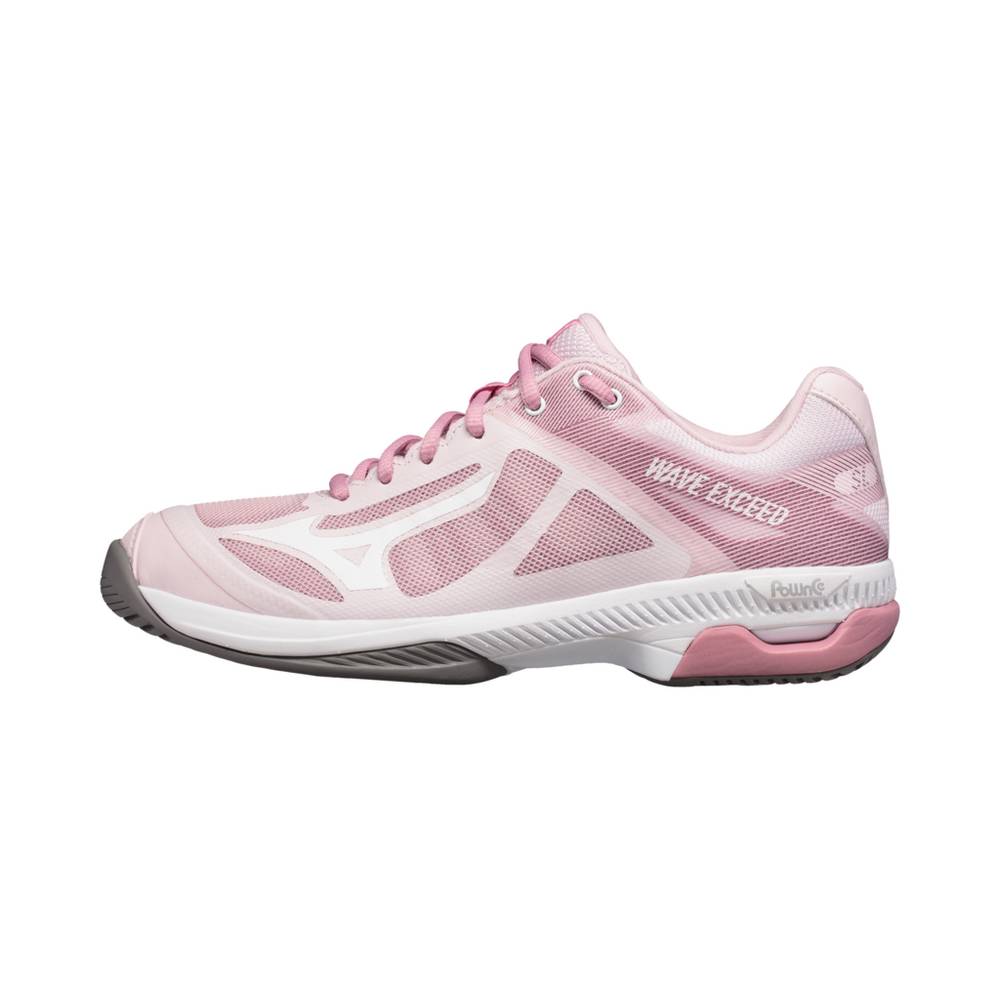 Mizuno Wave Exceed SL AC - Bayan Koşu Ayakkabısı - Pembe/Beyaz Türkiye (XGQADL-204)